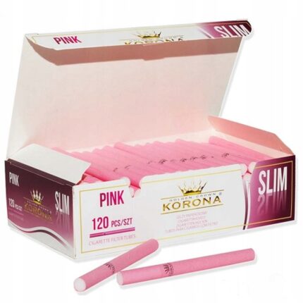 Гільзи для набивання сигарет Korona Slim Pink 120