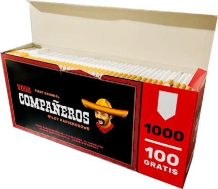 Гільзи для набивання сигарет Companeros 1000